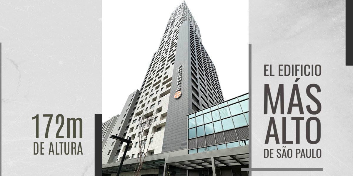 PLATINA 220 El edificio más alto de São Paulo con fachada ventilada de porcelanato compacto